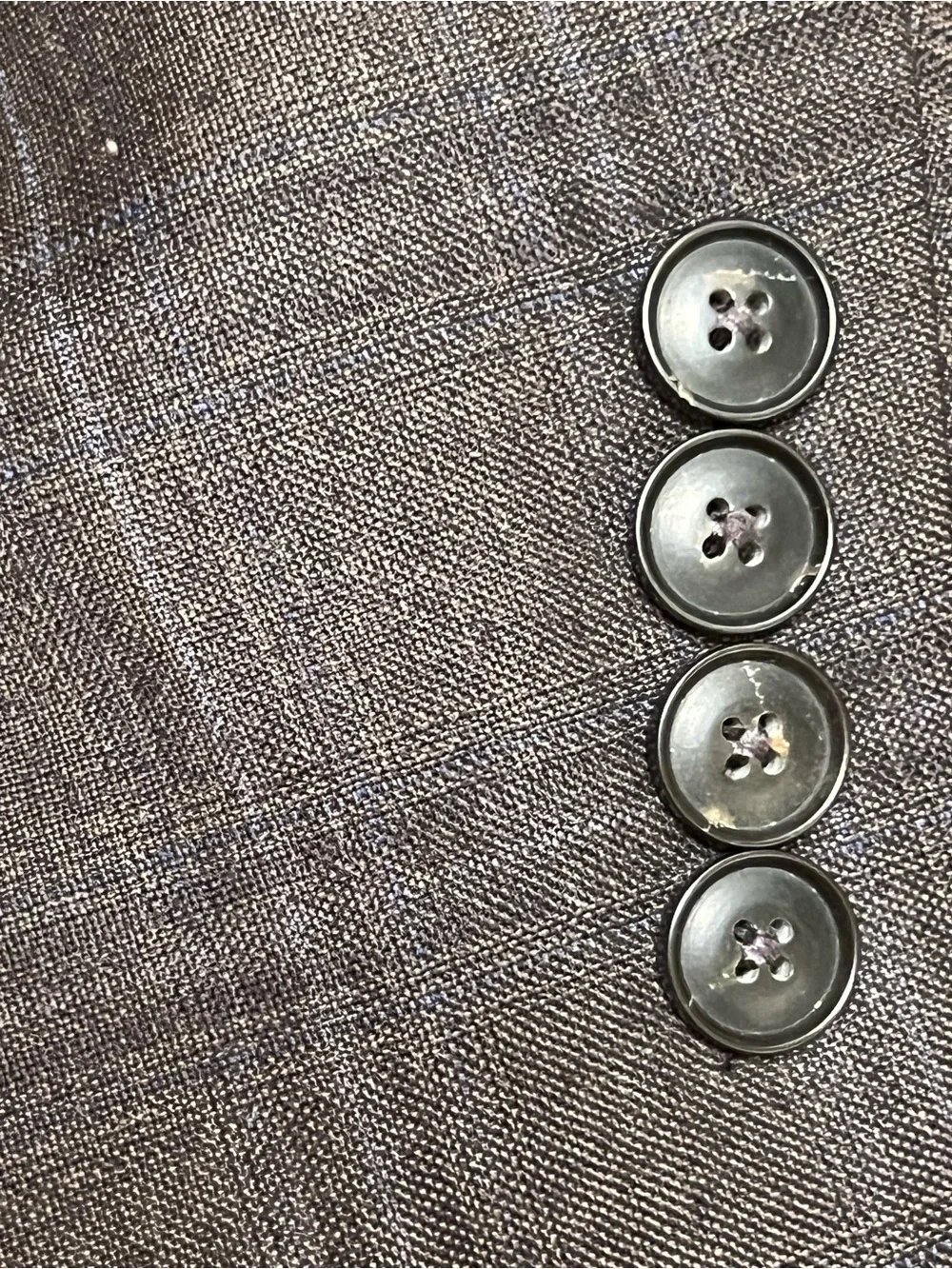 Jos A Bank Brown Plaid Blue Deco Wool Sport Coat Blazer Jacket Men 46R